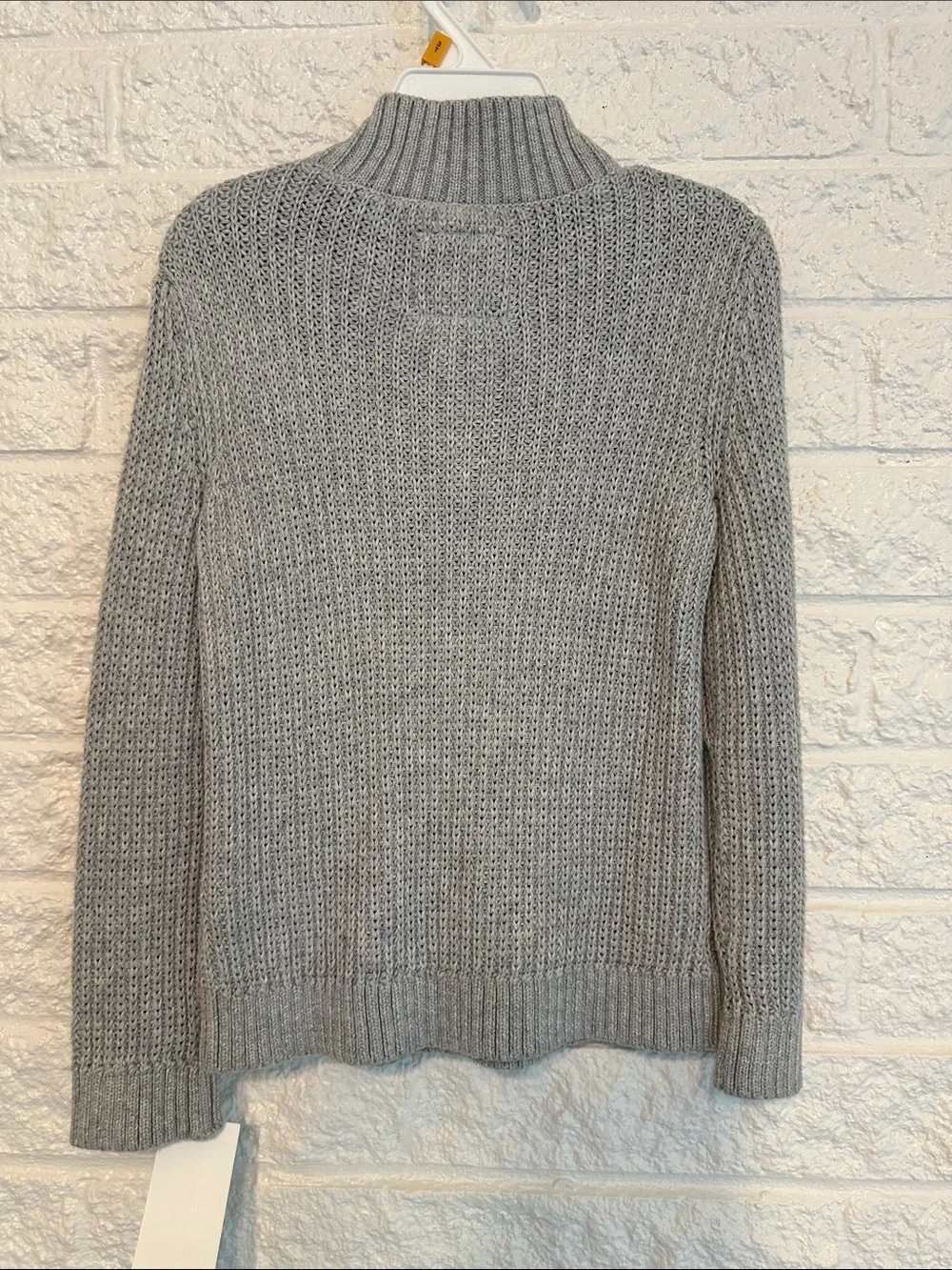 OshKosh B'gosh Gray Cable Knit Mock Neck Sweater